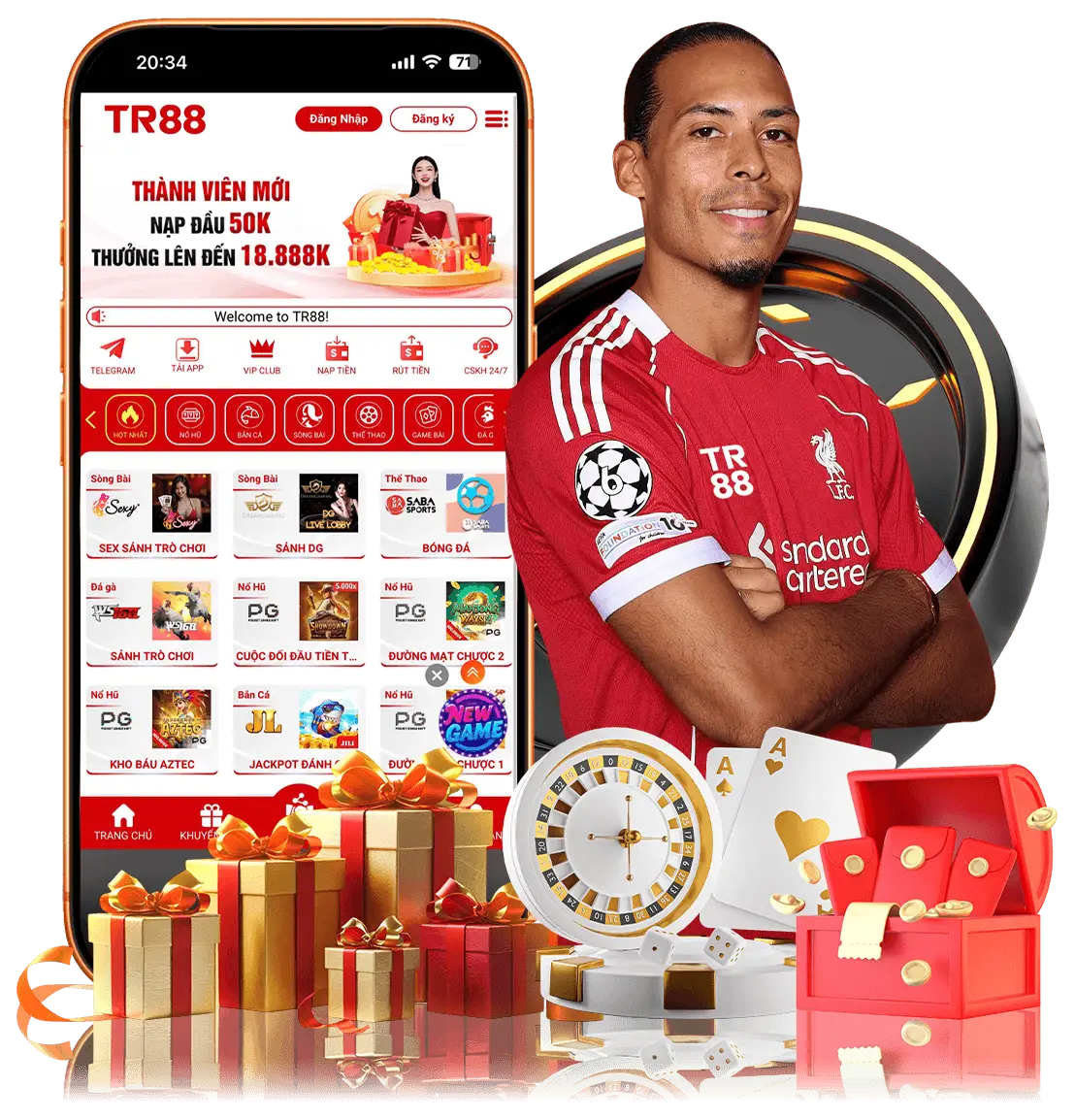 TR88 app banner